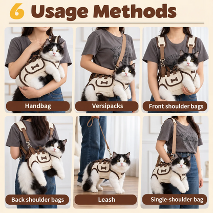 Pawdella® Multifunctional Pet Backpack with Strap™